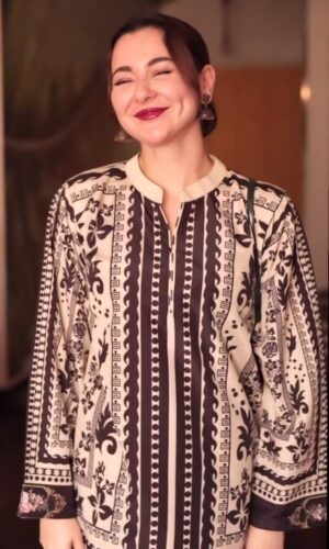 Alternative view of Hania Amir inspire Printed Two Piece Ready Dress