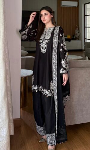 Royal Persian Anarkali 3-Piece - Image 3